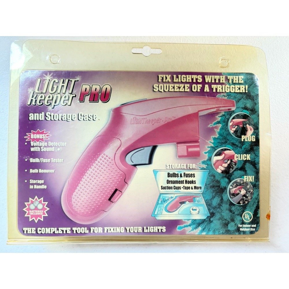 Light Keeper PRO Christmas Lights & Pre-lit Tree Repair Kit Tool NEW OLD STOCK